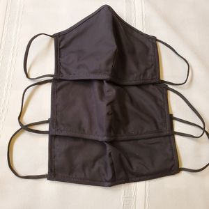 New Set of 4 Reusable Cloth Black Face masks